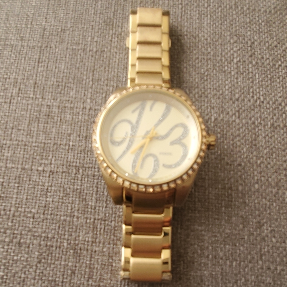 Fossil Goldtone Watch